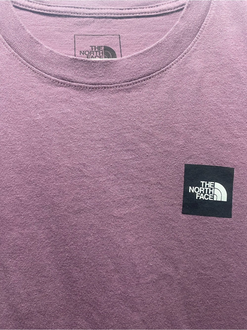 The North Face Purple Evolution Simple Dome Box Logo Tee - Fall 2024 Men’s